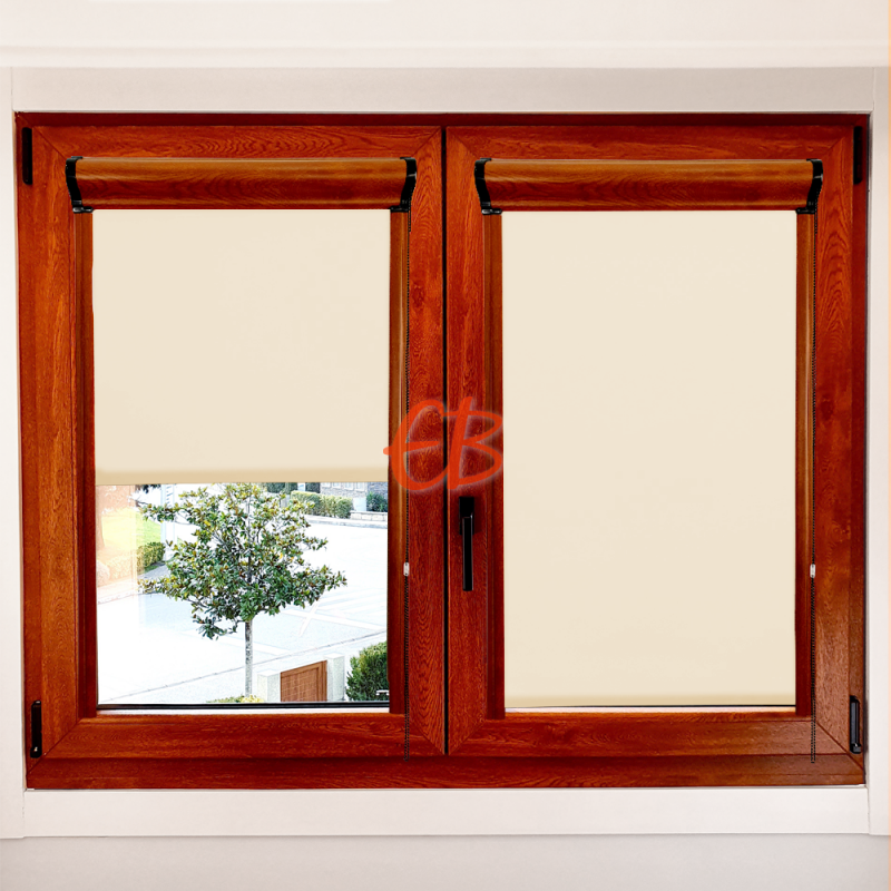 Enrollable marco ventana traslúcido Beige CA01