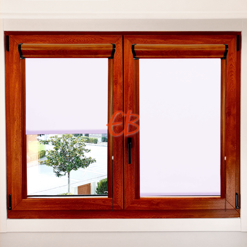 Enrollable marco ventana traslúcido Violeta CA23