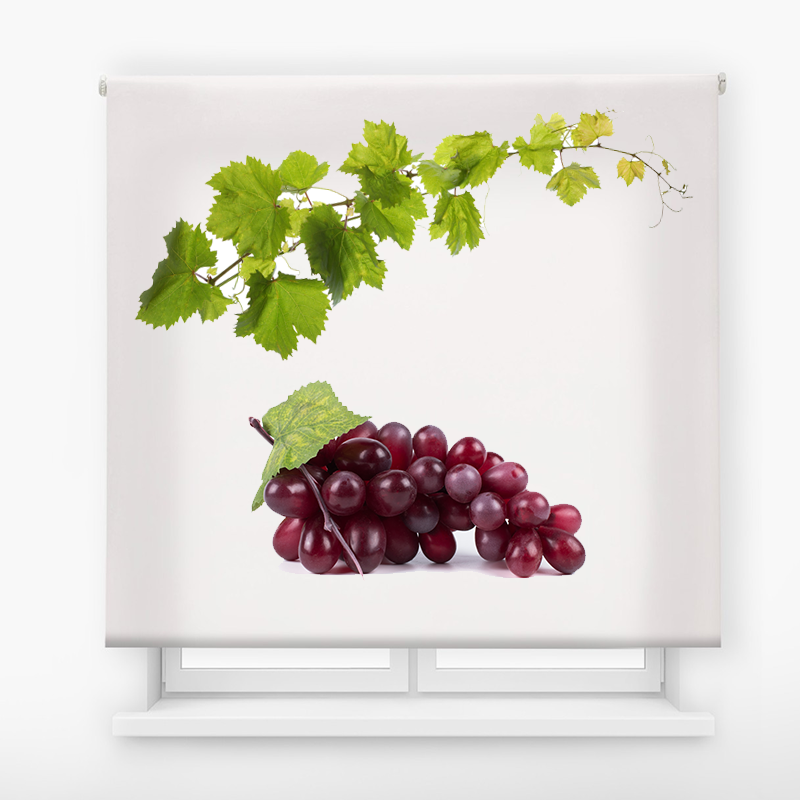 estor enrollable cocina ambient fruits uva vid
