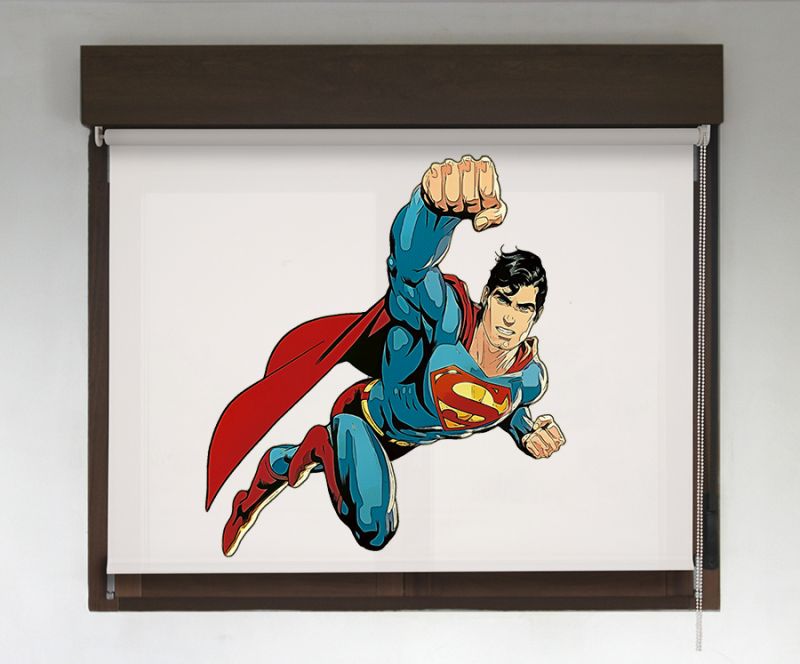Estor enrollable impresión digital Super-Roller Superman