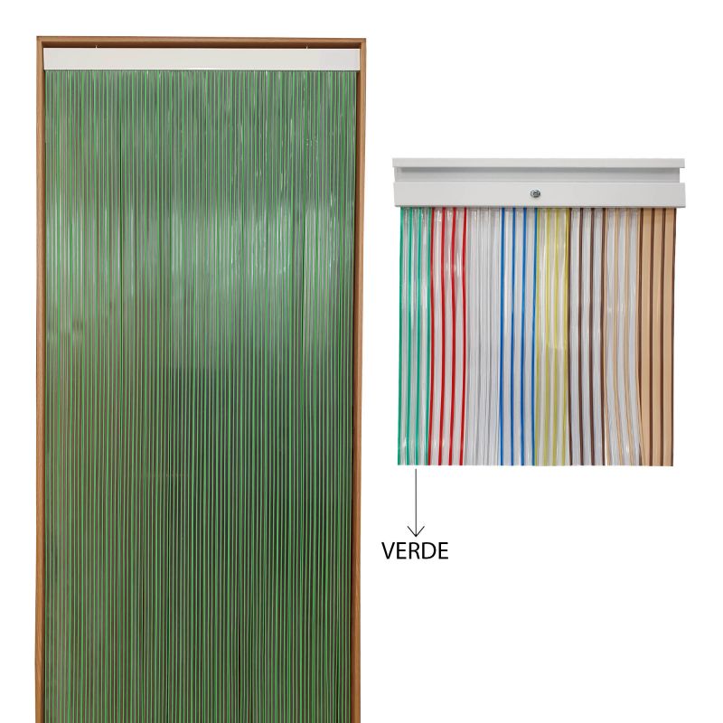 Cortinas Para Puertas Exterior/Interior Desiré Verde cristal