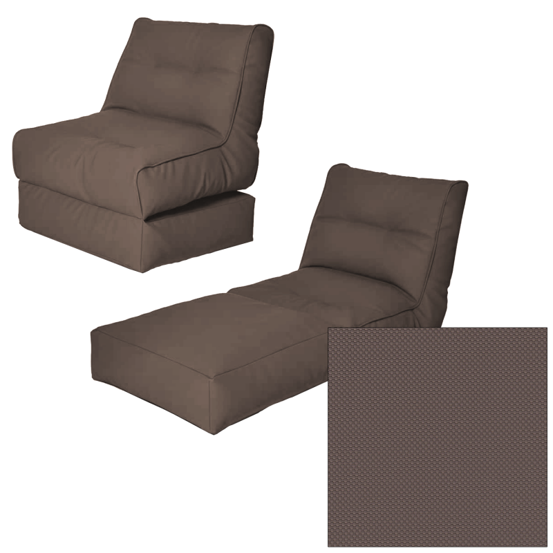 Sofá modelo Chill out polipiel exterior Taupe