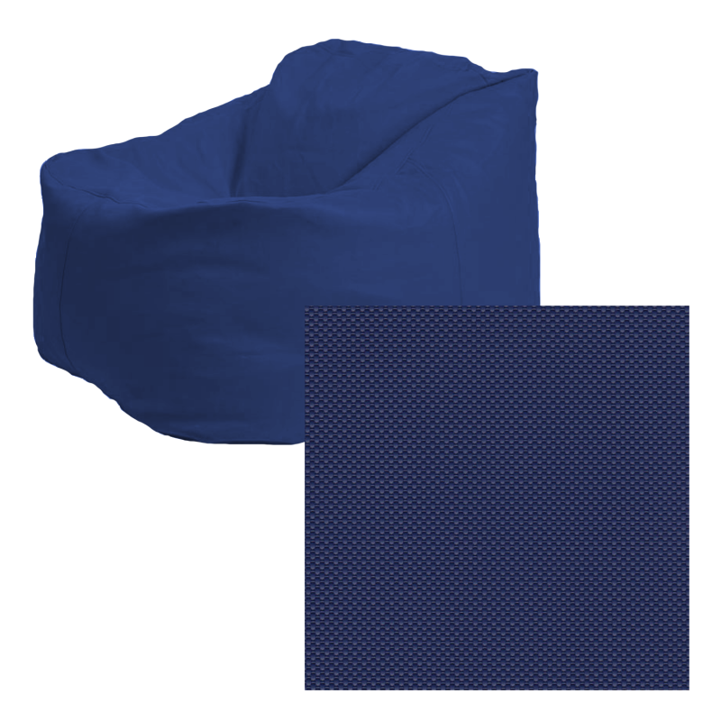 Sofá modelo Concepto polipiel exterior Azul