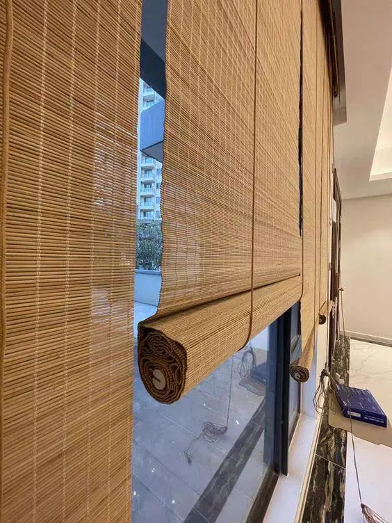 bambú estores persianas
