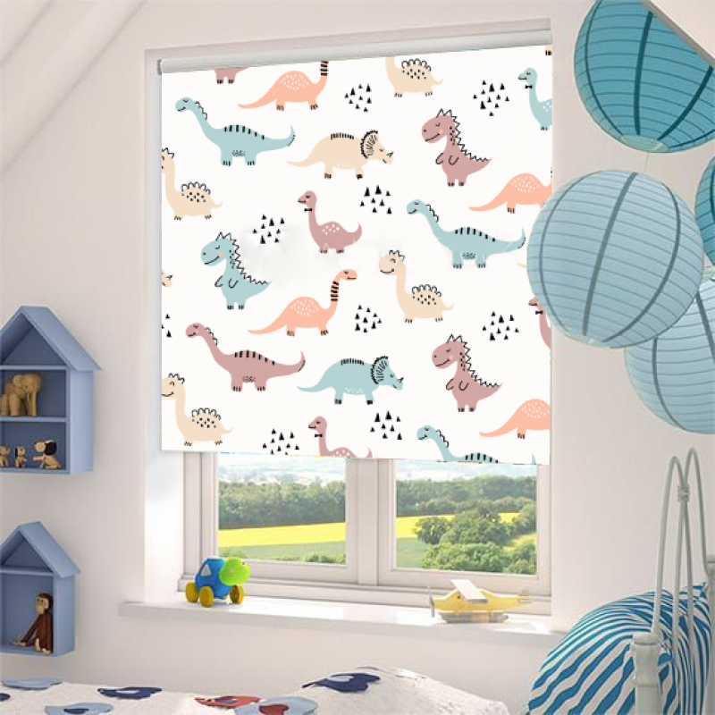 techo poetas instante Estor Enrollable Dinosaurios | Cortina decorativa para niños